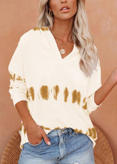Long Sleeve Printed Casual Hoodie