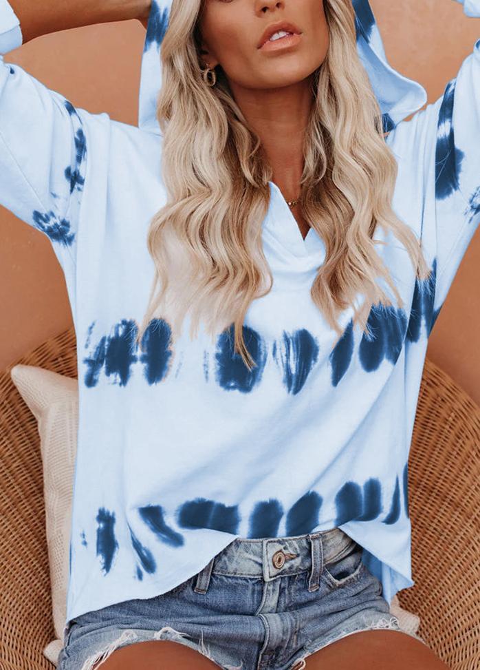 Long Sleeve Printed Casual Hoodie