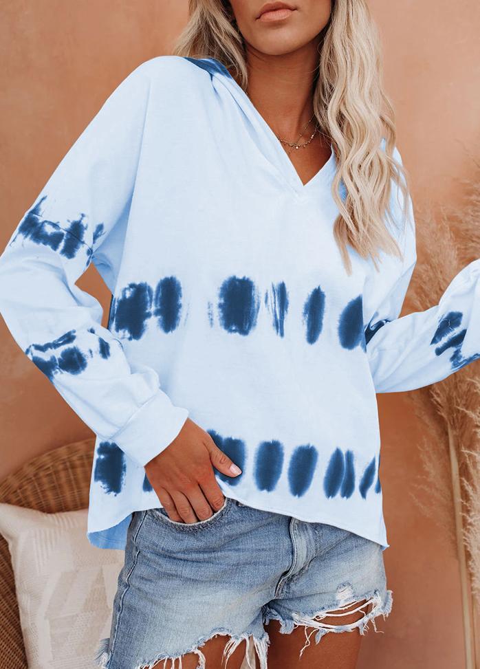 Long Sleeve Printed Casual Hoodie
