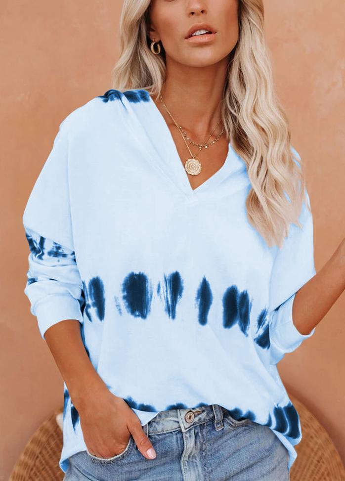 Long Sleeve Printed Casual Hoodie