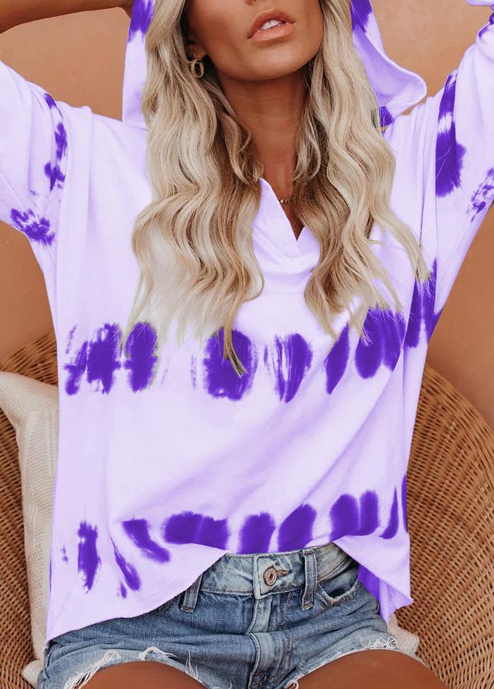 Long Sleeve Printed Casual Hoodie