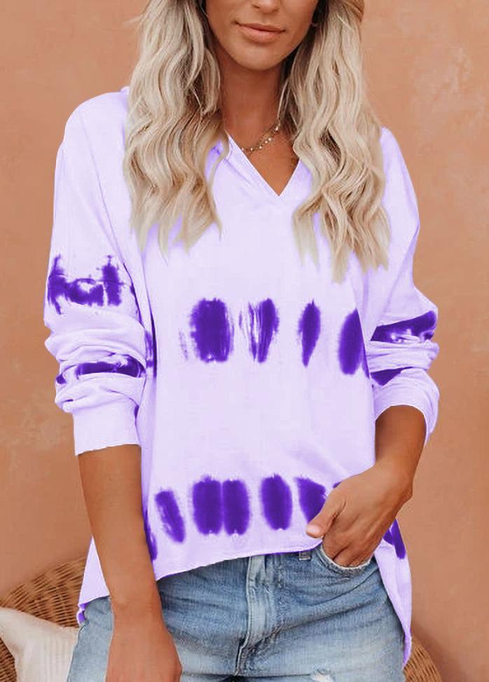 Long Sleeve Printed Casual Hoodie