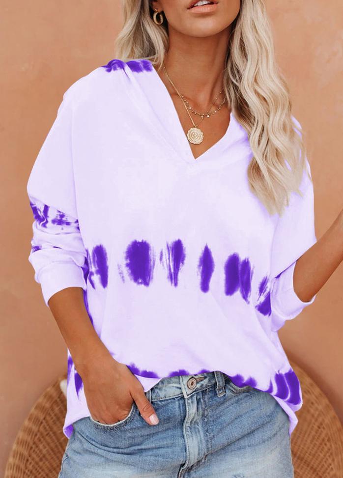 Long Sleeve Printed Casual Hoodie
