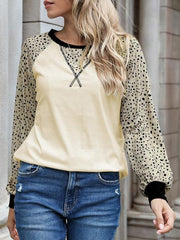 Leopard Print Long Sleeve T-shirt