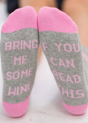 Letter Printed Socks