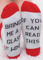 Letter Printed Socks