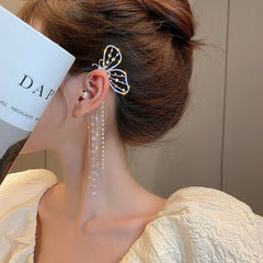 Butterfly Tassel Ear Cuff(One Piece)
