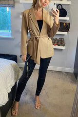 Chic To The Max Belted Blazer