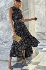 Bodega Bay Sleeveless Shirt Midi Dress