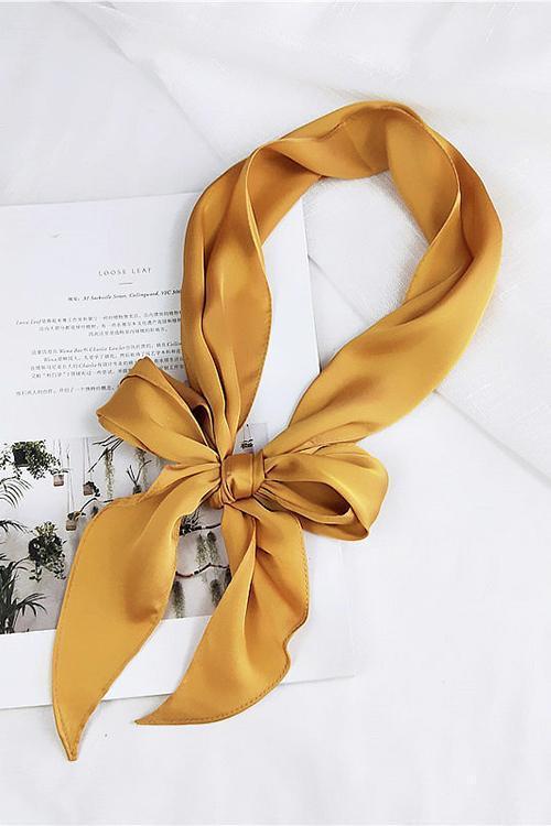Solid Ribbon Scarf