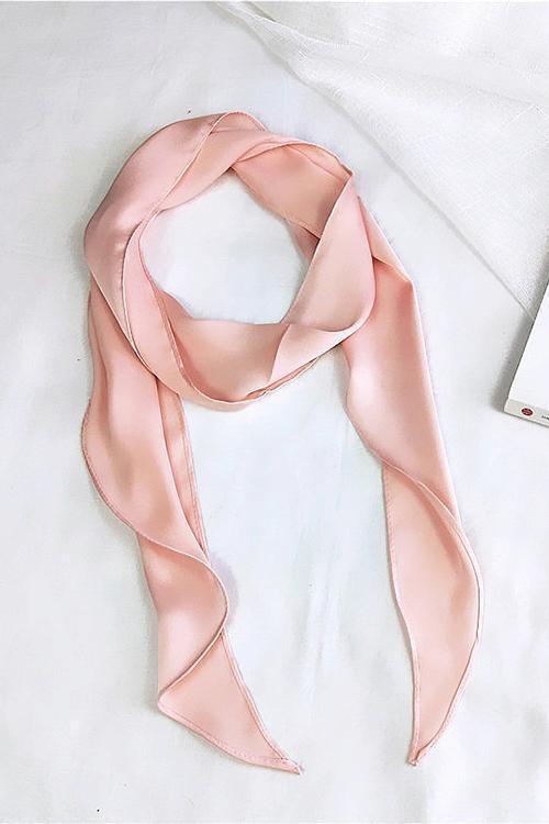 Solid Ribbon Scarf