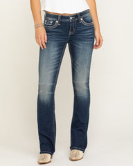 90s Vintage Pocket Design Low Waist Jeans