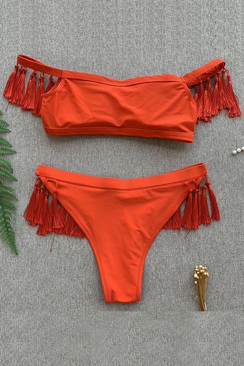 Tassels Bikini Set