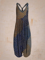 Flowy Sleeveless Strappy Loose Jumpsuit