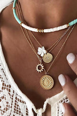 Flower Layer Necklace