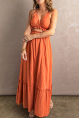 Spaghetti Strap Long Dress