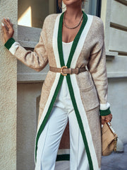 Women's Cardigans Loose Pocket Long Sleeve Knit Cardigan