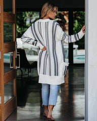 Casual Sweater Outerwear Open Front Cardigan
