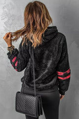 Front Pocket Teddy Sherpa Pullover