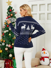 Elegant Long Sleeve O-Neck Printed Sweatshirt