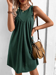 Women's Dresses Fashion Solid Color Sleeveless Mini Dress