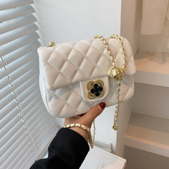 Square Small Women's Classic One-shoulder Rhombus Chain Crossbody Bags