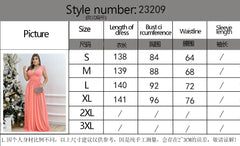 Elegant V-Neck Sleeveless Pleated Solid Maxi Dress