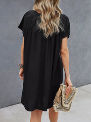 Women's Dresses Casual Loose Printed Short Sleeve Mini Dress
