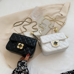 Square Small Women's Classic One-shoulder Rhombus Chain Crossbody Bags