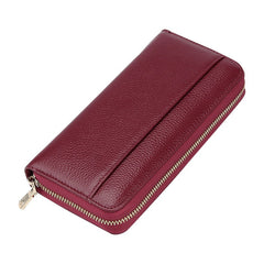 Long Ladies Leather Holder Pocket Purse
