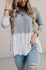 Brooke Ombre Peplum Top