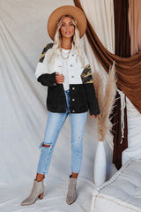 Corduroy Collar Button Down Shacket