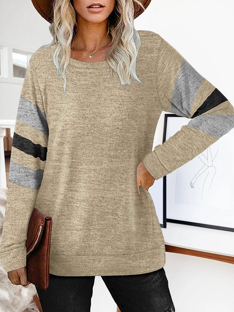 Woman's Crewneck Sweatshirts Long Sleeve T-shirt