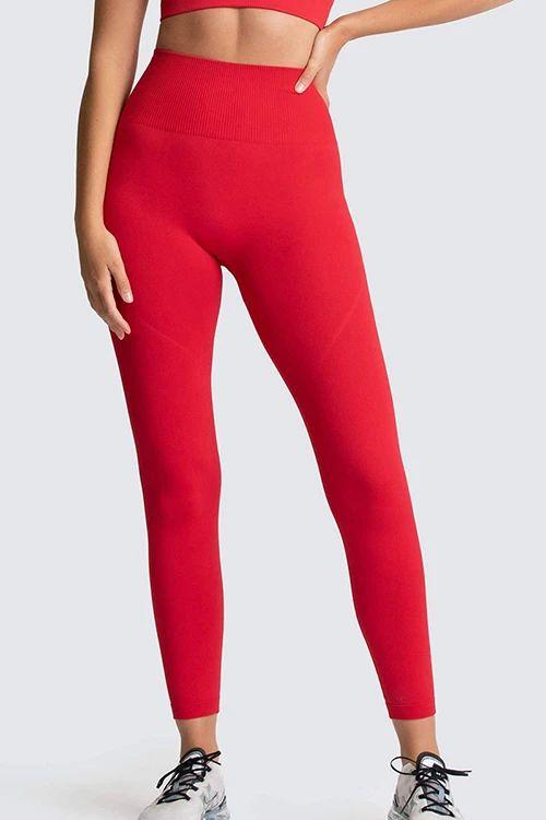 Solid Seamless Bra Leggings Set