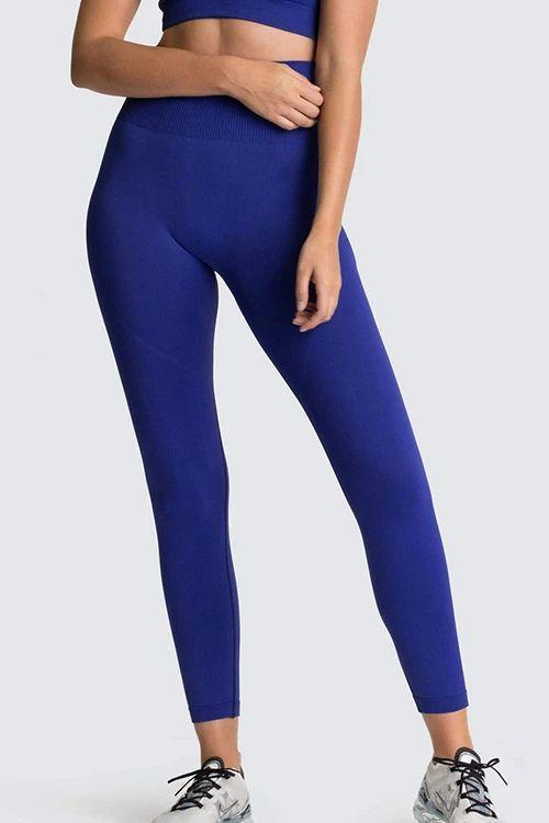 Solid Seamless Bra Leggings Set