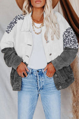 Corduroy Collar Button Down Shacket