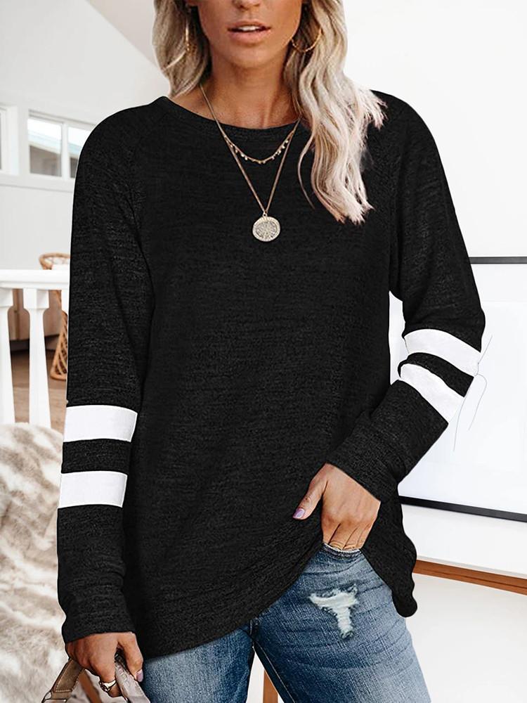 Woman's Crewneck Sweatshirts Long Sleeve T-shirt