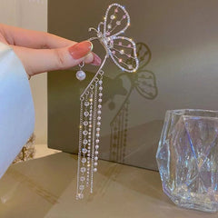Butterfly Tassel Ear Cuff(One Piece)