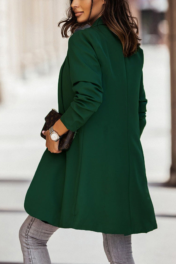 Level with Me Oversized Blazer Coat