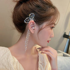 Butterfly Tassel Ear Cuff(One Piece)