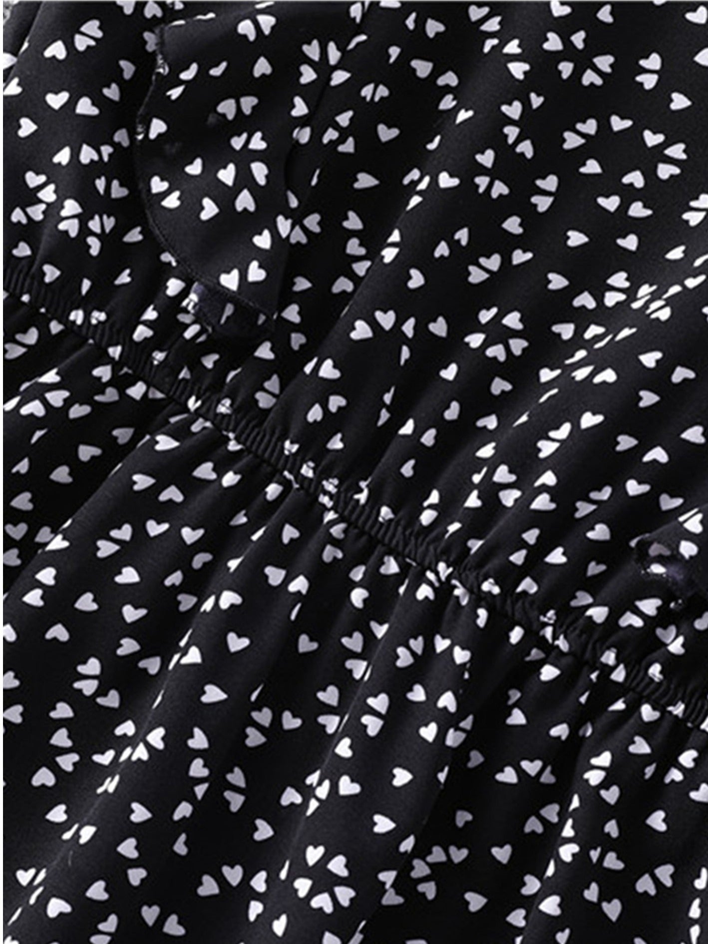 Elegant Floral Print Ruffle A-line Midi Chiffon Sun Dress