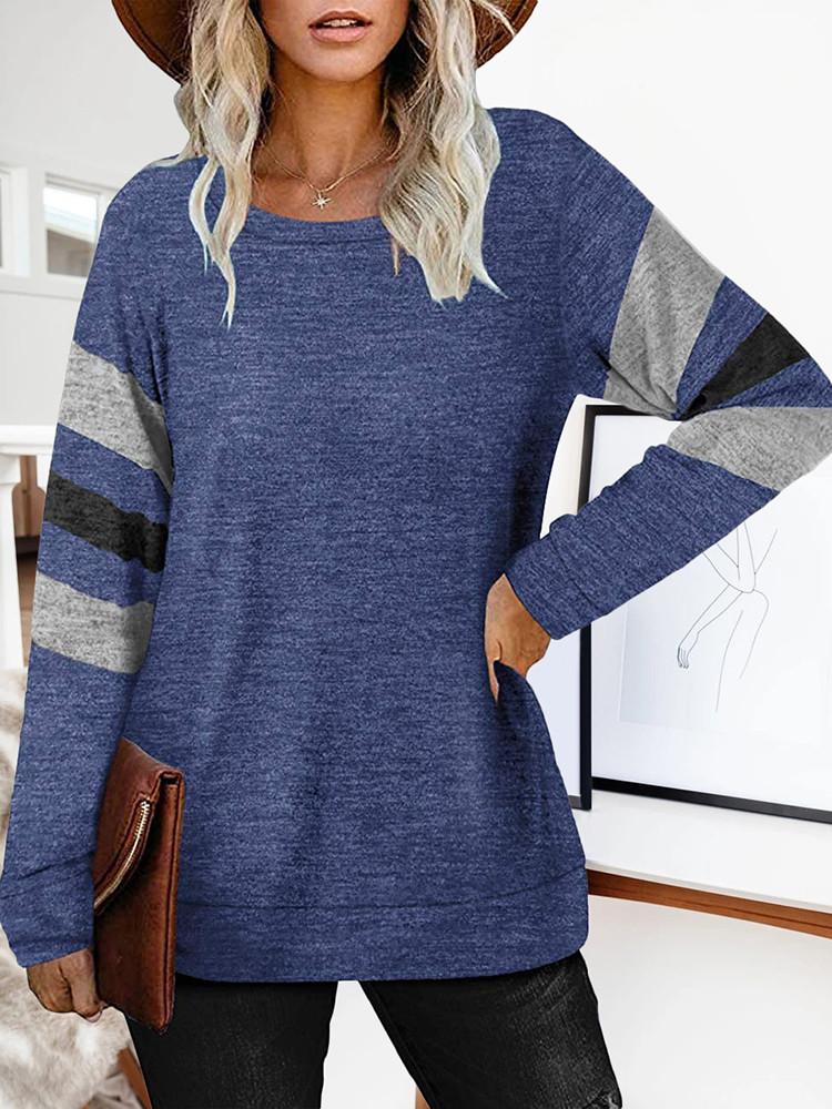 Woman's Crewneck Sweatshirts Long Sleeve T-shirt