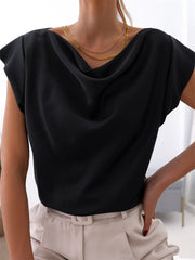 Summer Solid Color Simple Short-sleeved Swing Collar Ladies Shirt Tops Women White Black Khaki Pink Green S M L XL 2XL