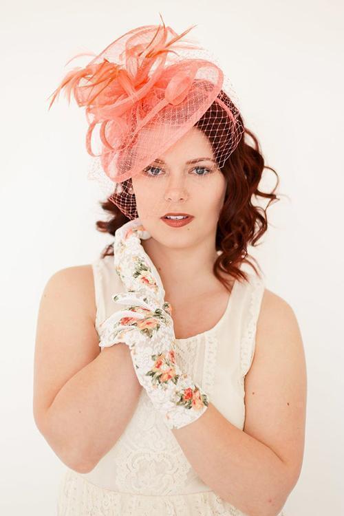 Feather Veil Fascinator