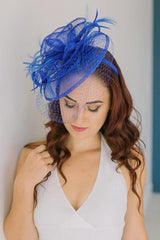 Feather Veil Fascinator