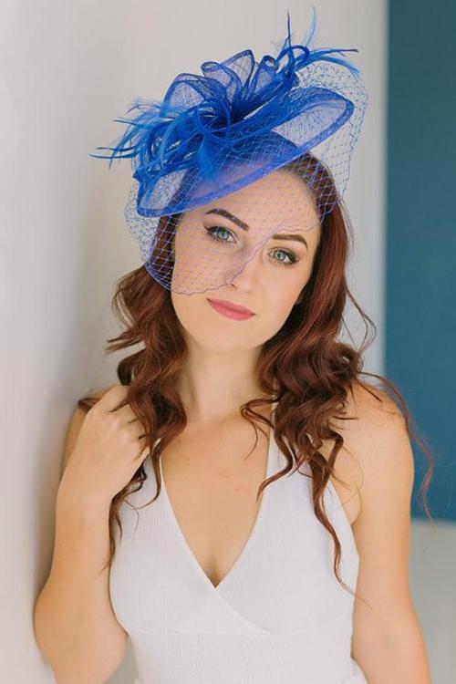 Feather Veil Fascinator
