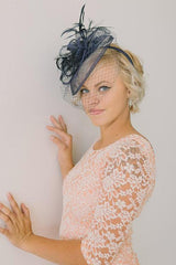 Feather Veil Fascinator