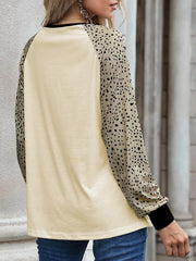 Leopard Print Long Sleeve T-shirt