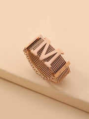 Letter Decor Ring