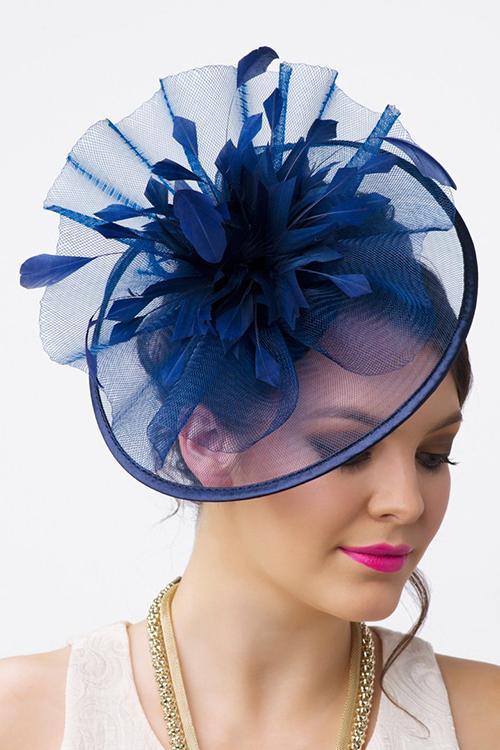 Feather Mesh Fascinator